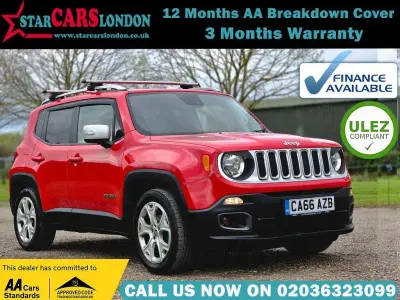 Used Jeep Renegade Limited 170 HP (125 kW) 2017 Red SUV