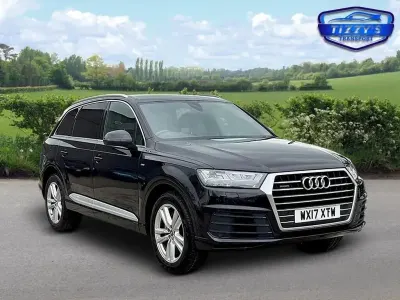 Begagnad Audi Q7 S-Line 2017 Svart SUV