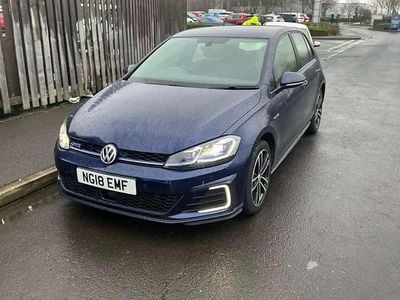 Used VW Golf VII GTE 204 HP (150 kW) 2018 Blue Hatchback