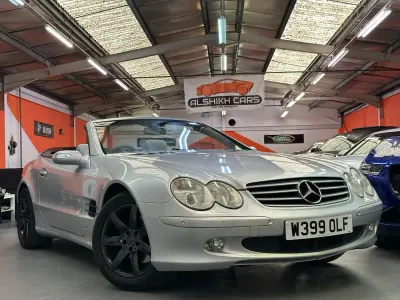 Used Mercedes SL350 2004 Silver Cabriolet