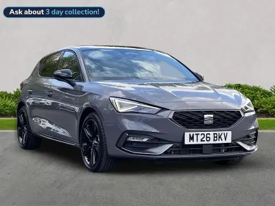 Ny Seat Leon Black Edition 2026 Grå Halvkombi