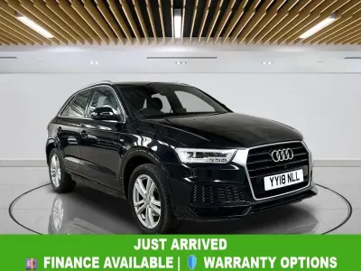 Używany Audi Q3 S-Line 150 KM (110 kW) 2018 Czarny SUV