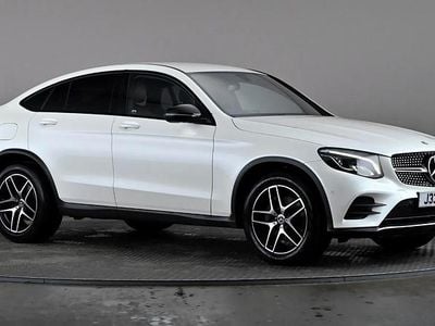 Used Mercedes GLC220 AMG line 170 HP (125 kW) 2017 White Coupe