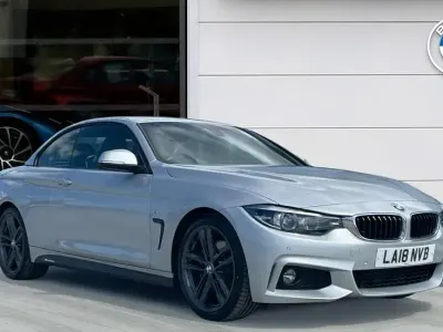 Used BMW 420 Cabriolet M Sport 187 HP (137 kW) 2018 Silver Cabriolet