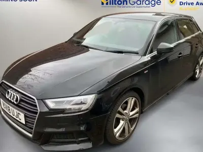 Usado Audi A3 S-Line 150 HP (110 kW) 2018 Preto Sedan