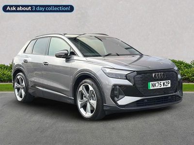 Grey Used 2025 Audi Q4 e-tron Black Edition SUV | £37,575 (Fair price)