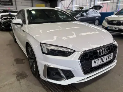 Usado Audi A5 Sportback S-Line 2020 Blanco Utilitario