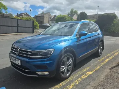 Used VW Tiguan SEL 180 HP (132 kW) 2017 Blue SUV