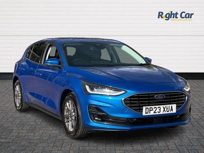 Blue Used 2023 Ford Focus Titanium Hatchback | £13,499 (Fair price)