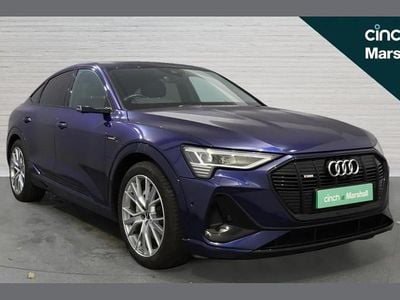 Blue Used 2021 Audi e-tron Sportback Comfort SUV | £24,347 (Fair price)
