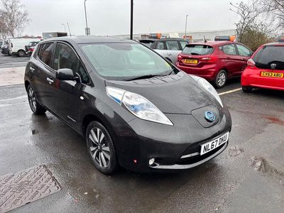 Used Nissan Leaf Tekna 80 kW (109 HP) 2017 Black Hatchback