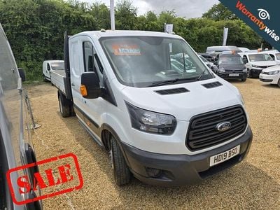 Used Ford Transit 130 HP (95 kW) 2019 White Cabriolet