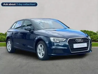 Used Audi A3 Advanced 116 HP (85 kW) 2019 Blue Sedan