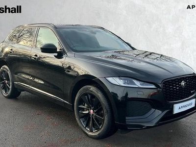 Metallic santorini black Used 2023 Jaguar F-Pace R-Dynamic SUV | £33,399 (Fair price)
