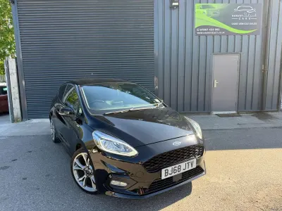 Used Ford Fiesta ST-Line 125 HP (91 kW) 2018 Black Hatchback
