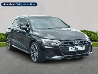 Used Audi A3 S-Line 113 HP (83 kW) 2025 Black Hatchback