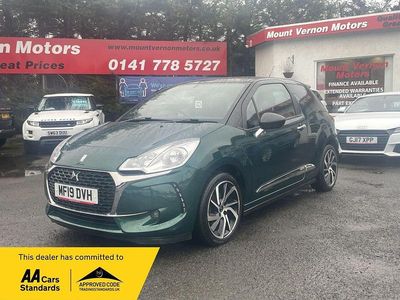 Used DS Automobiles DS3 Connected Chic 2019 Green Hatchback
