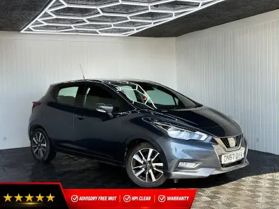 Used Nissan Micra Acenta 90 HP (66 kW) 2017 Grey Hatchback