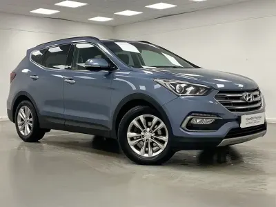 Used Hyundai Santa Fe Premium 200 HP (147 kW) 2017 Blue SUV
