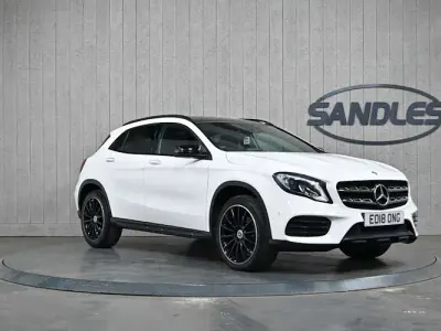 Used Mercedes GLA220 AMG line 177 HP (130 kW) 2018 White SUV
