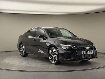 Used Audi A3 Comfort 150 HP (110 kW) 2022 Mythos black metallic/mythos black metallic Sedan