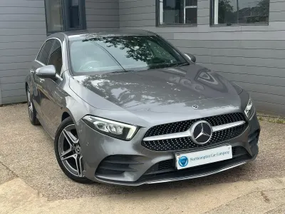 Used Mercedes A200 AMG Line Premium 150 HP (110 kW) 2019 Grey Hatchback