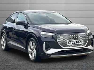 Used Audi Q4 Sportback e-tron Comfort 147 kW (201 HP) 2022 Aurora violet SUV