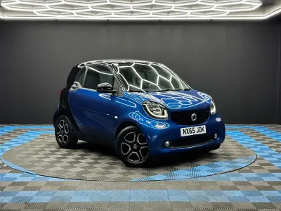 Used Smart ForTwo Coupé Premium 90 HP (66 kW) 2015 Blue Coupe