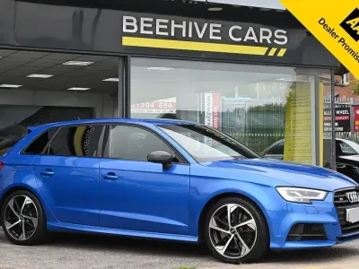 Used Audi S3 Sportback Black Edition 2019 Blue Hatchback