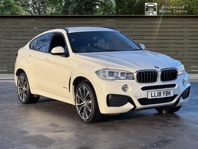 White Used 2018 BMW X6 M Sport SUV | £23,995 (Fair price)
