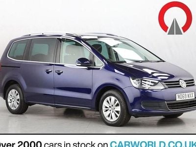 Used VW Sharan SE 150 HP (110 kW) 2020 Blue MPV