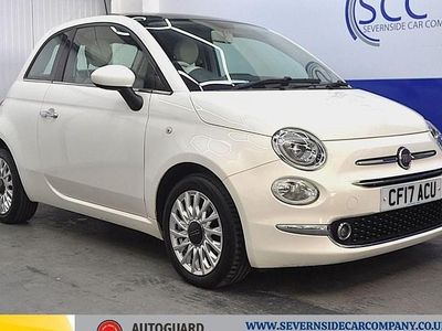 Used Fiat 500 Lounge 69 HP (50 kW) 2017 White Hatchback