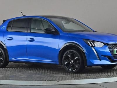 Used Peugeot e-208 GTi 100 kW (136 HP) 2021 Blue Hatchback