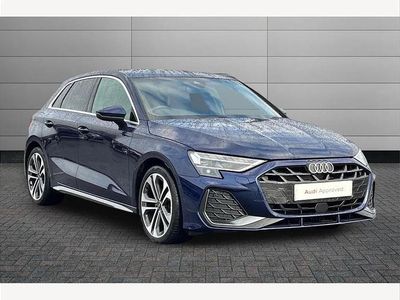 Used Audi A3 S-Line 150 HP (110 kW) 2024 Blue Hatchback