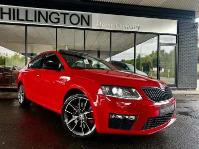 Used Skoda Octavia vRS 2015 Red Estate