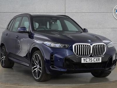 Blue New 2025 BMW X5 M Sport SUV | £76,945 (Fair price)