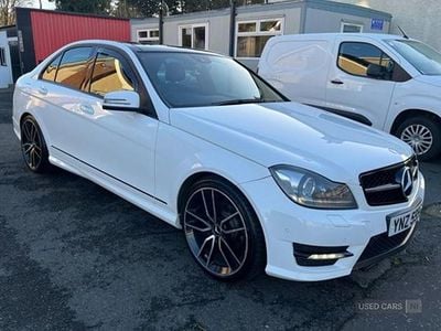 Used Mercedes C220 AMG 2014 White Sedan