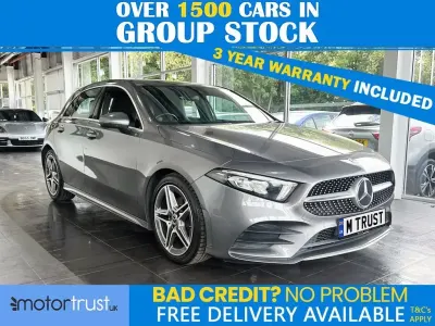 Used Mercedes A180 AMG line 116 HP (85 kW) 2018 Grey Hatchback