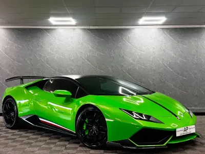 Used Lamborghini Huracán 620 HP (456 kW) 2014 Green Coupe