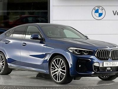 Used BMW X6 M Sport 340 HP (250 kW) 2021 Blue SUV