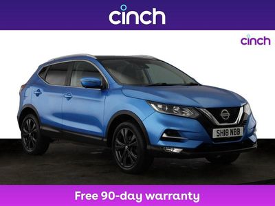 Blue Used 2018 Nissan Qashqai N-Connecta SUV | £9,699 (Fair price)