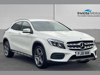 White Used 2018 Mercedes GLA220 AMG line SUV | £12,975 (Good price)