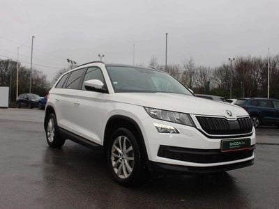 Used Skoda Kodiaq SE 110 HP (80 kW) 2017 White SUV