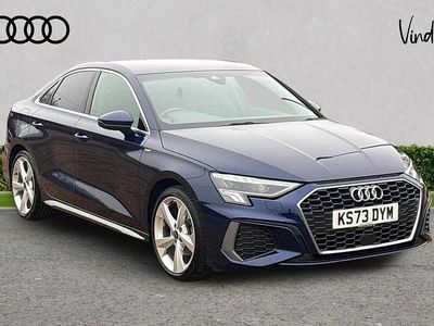 Used Audi A3 S-Line 147 HP (108 kW) 2023 Blue Sedan