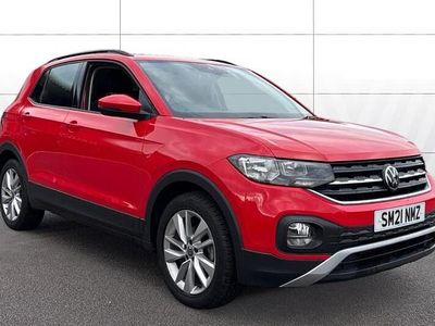 Red Used 2021 VW T-Cross SE SUV | £14,425 (Fair price)