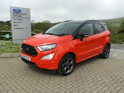 Used Ford Ecosport ST-Line 125 HP (91 kW) 2019 Red SUV