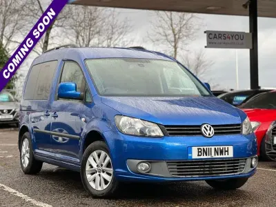 Used VW Caddy Life 101 HP (74 kW) 2011 Blue MPV