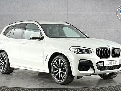 White Used 2018 BMW X3 M Sport SUV | £20,450 (Fair price)