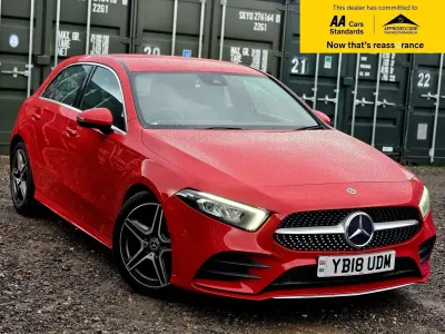 Used Mercedes A200 Executive 163 HP (119 kW) 2018 Red Hatchback