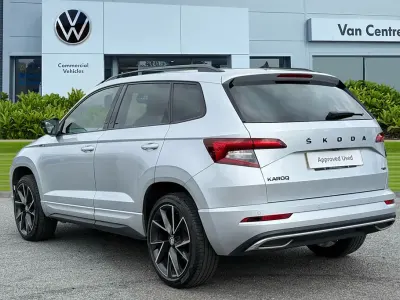 Used Skoda Karoq SportLine 190 HP (139 kW) 2022 Silver SUV